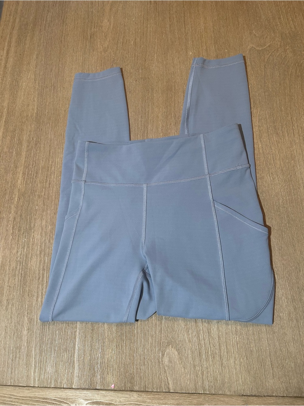 Lululemon Invigorate High-Rise Tight 25" with Pockets - Chambray Blue (Size 6)